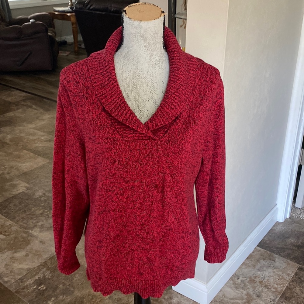 Worn once, woven sweater
